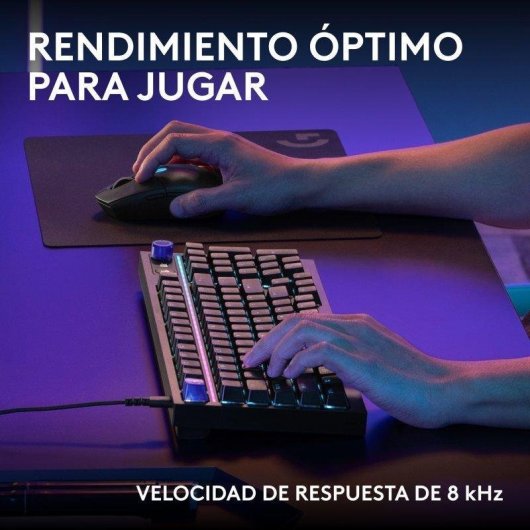 Clavier Logitech G316 X 98 compact mécanique hot-swap avec écran LED et RGB LIGHTSYNC USA