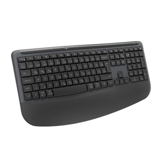 Teclado Logitech Signature Comfort Plus MK880 Bluetooth inalámbrico con combo ratón AZERTY FR grafito