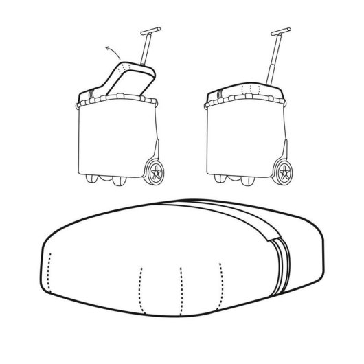 Cubierta pour Caddy de Courses Reisenthel Carrycruiser Noir