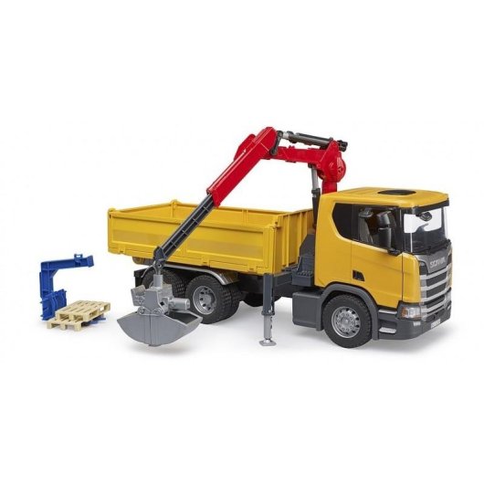Baustellen-LKW BRUDER BR3551 Maßstab 1:16 Kunststoff Multifarben