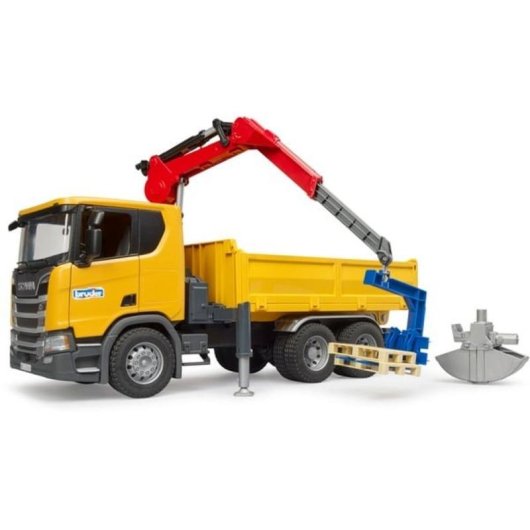 Baustellen-LKW BRUDER BR3551 Maßstab 1:16 Kunststoff Multifarben