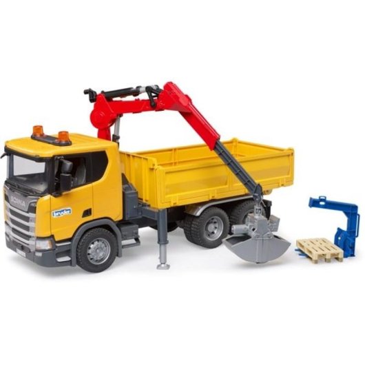 Baustellen-LKW BRUDER BR3551 Maßstab 1:16 Kunststoff Multifarben