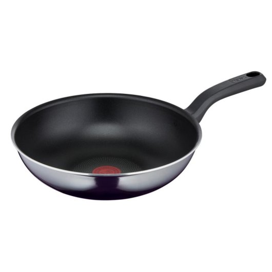 Sartén pour wok Tefal Resist D52619 28 cm Noir Titane
