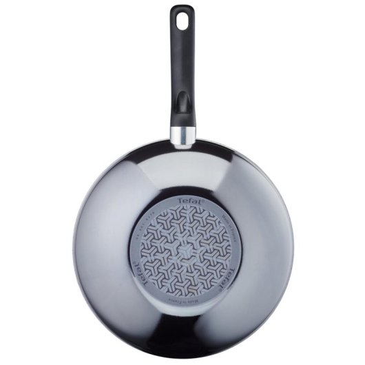 Sartén pour wok Tefal Resist D52619 28 cm Noir Titane