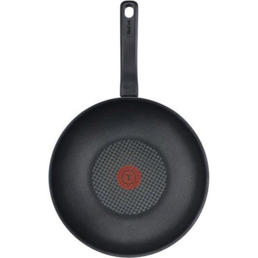 Sartén pour wok Tefal Resist D52619 28 cm Noir Titane