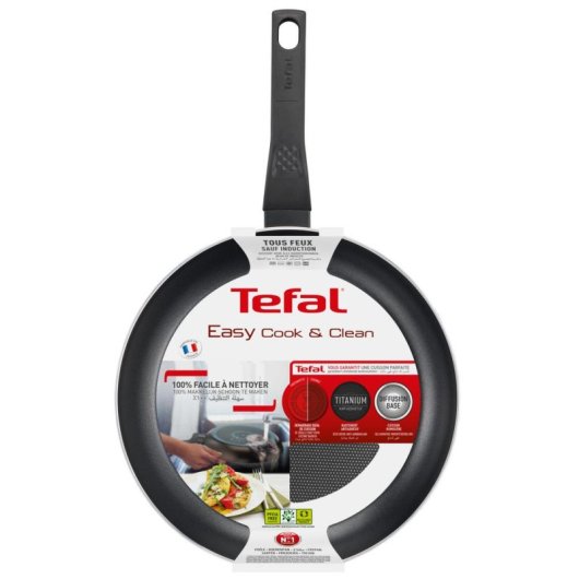 Allzweckpfanne Tefal B55504 24 cm Schwarz Antihaftbeschichtung Titan