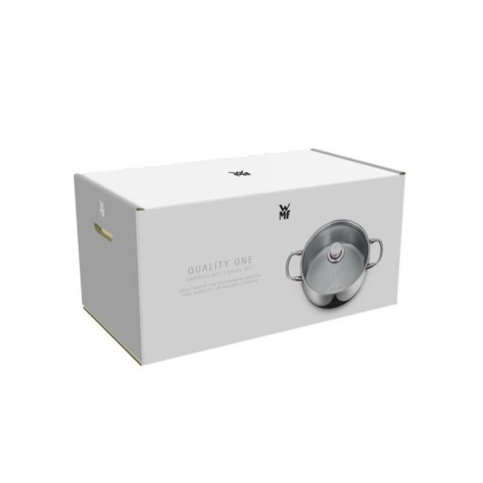 Conjunto de panelas WMF Quality One 9 peças aço inoxidável