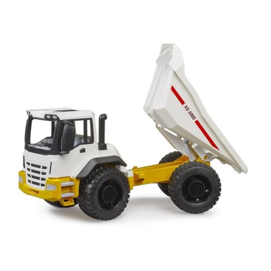 Kipper Bruder 03420 Maßstab 1:16 ABS Weiß/Gelb