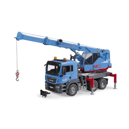 Camión grúa BRUDER MAN TGS 1:16 ABS Azul