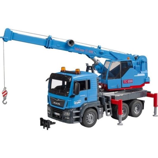 Camión grúa BRUDER MAN TGS 1:16 ABS Azul