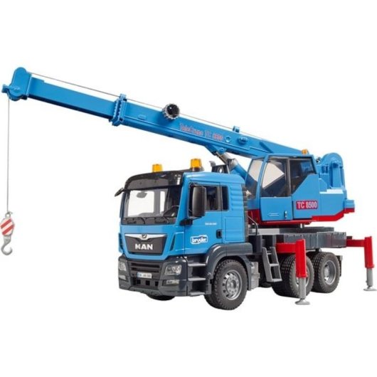 Camión grúa BRUDER MAN TGS 1:16 ABS Azul