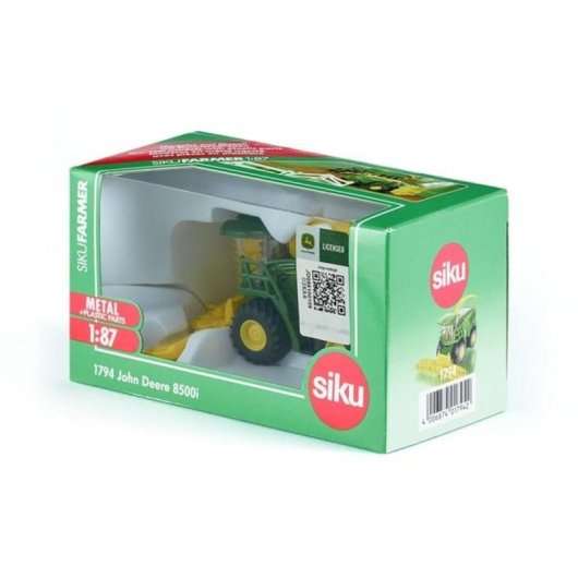 Coche Siku John Deere 8500i Escala 1:87 Plástico Metal Negro Amarillo Verde