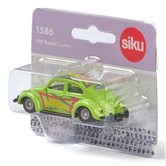 Modèle réduit SIKU VW Beetle Custom pré-assemblé vert métal/plastique