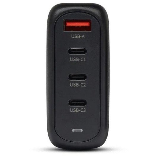 Caricatore Acer GaN II 100W PD 3x USB-C 1x USB-A 2m Nero