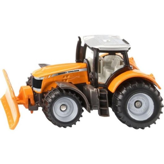 Tracteur modèle réduit Siku Massey Ferguson avec lame de déneigement