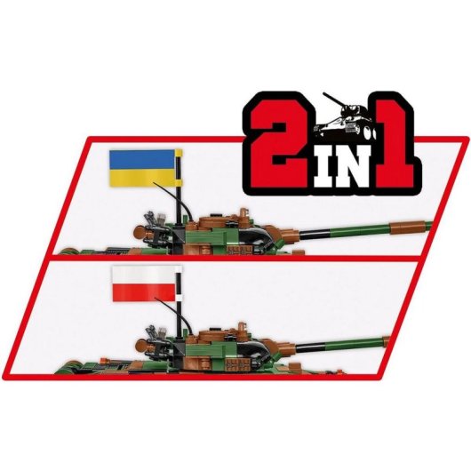 COBI Armed Forces T-72M1R COBI-2624 724 Teile