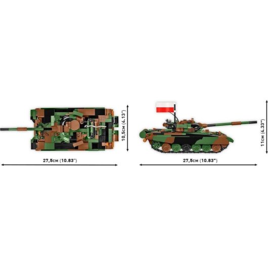 COBI Armed Forces T-72M1R COBI-2624 724 Teile