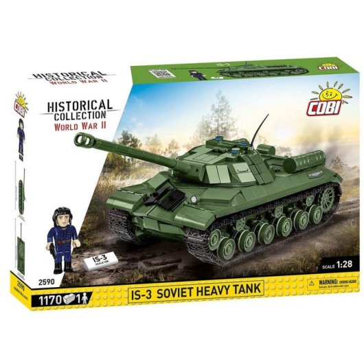 COBI World War II IS-3 Soviet Heavy Tank COBI-2590 1170 Teile