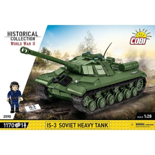 COBI World War II IS-3 Soviet Heavy Tank COBI-2590 1170 Teile