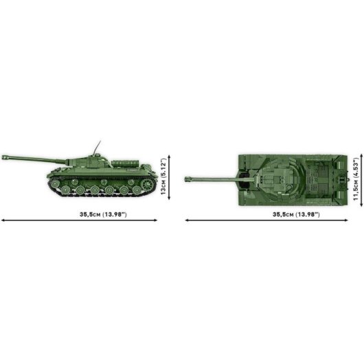 COBI World War II IS-3 Soviet Heavy Tank COBI-2590 1170 Teile
