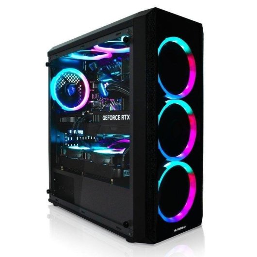PC Sobremesa GREED MK2 Pro AMD Ryzen 7 5700X 16GB 2TB SSD RTX 5070 Windows 11 Pro Watercool