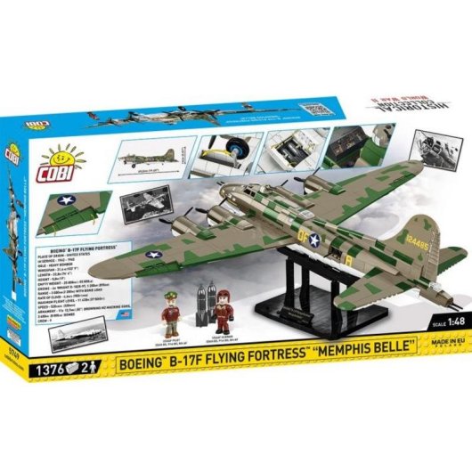 COBI Boeing B-17F Flying Fortress Memphis Belle Executive Edition COBI-5749 1376 piezas