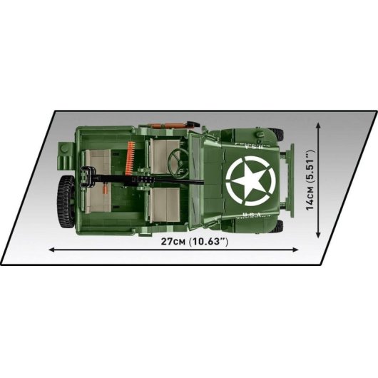 COBI World War II Willys MB COBI-2805 1207 pièces