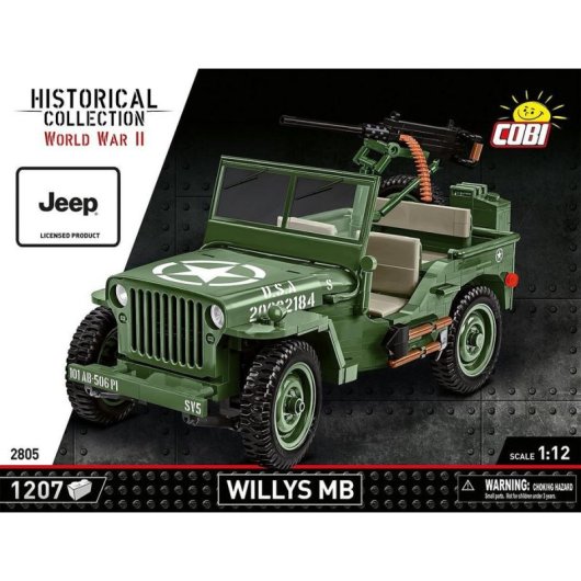 COBI World War II Willys MB COBI-2805 1207 pièces