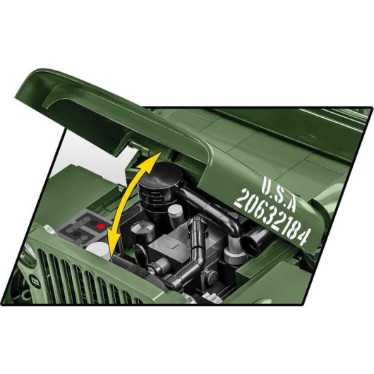 COBI World War II Willys MB COBI-2805 1207 pièces