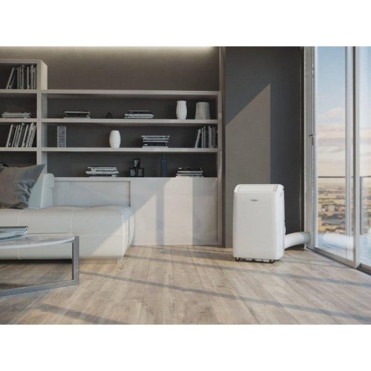 Aire Acondicionado Portátil Whirlpool PACF212CO W 3.012 Frigorías Clase A Silencioso Mando a Distancia