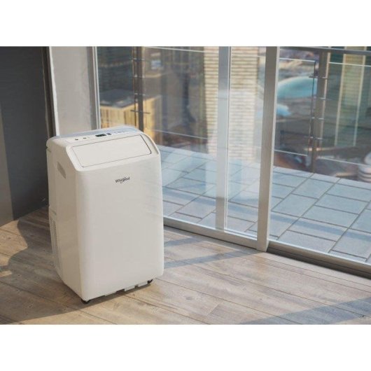 Condizionatore Portatile Whirlpool PACF212CO W 12.000 BTU Classe A Silenzioso Telecomando