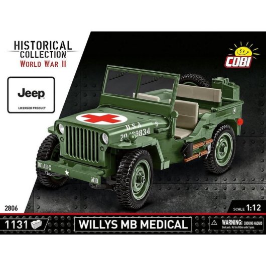 COBI Willys MB Medical COBI-2806 1131 Teile