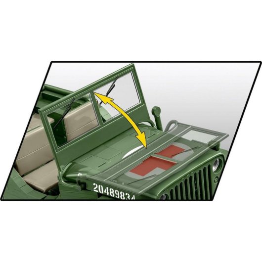 COBI Willys MB Medical COBI-2806 1131 Teile