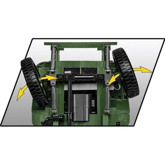 COBI Willys MB Medical COBI-2806 1131 Teile