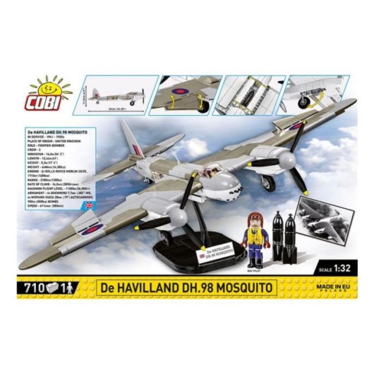 COBI World War II De Havilland DH-98 Mosquito COBI-5735 710 piezas
