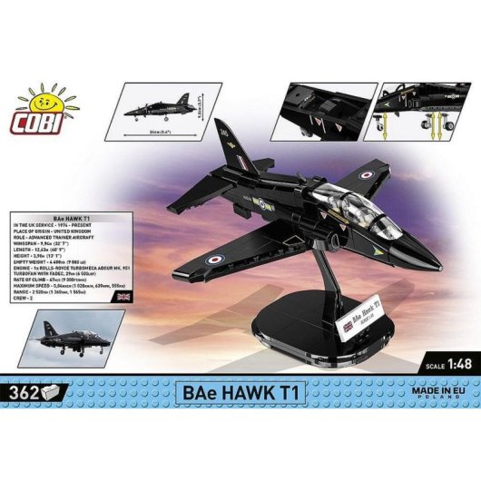 COBI Armed Forces BAe Hawk T1 COBI-5845 362 pièces