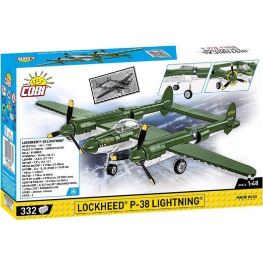 COBI Armed Forces Lockheed P-38 Lightning COBI-5882 332 Teile