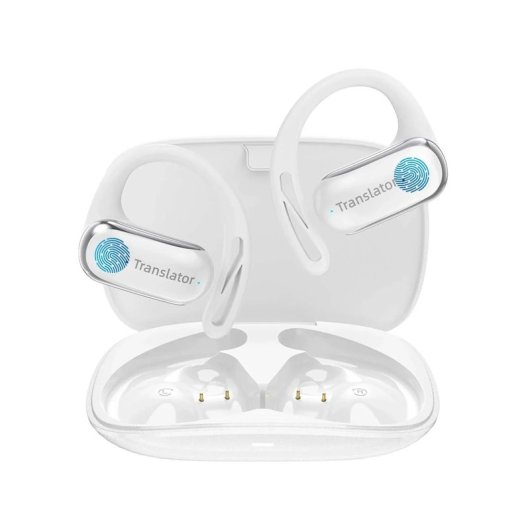 Wooask Auriculares Traductor De Idiomas M3 Ai Con Traducción En Tiempo Real, Blanco