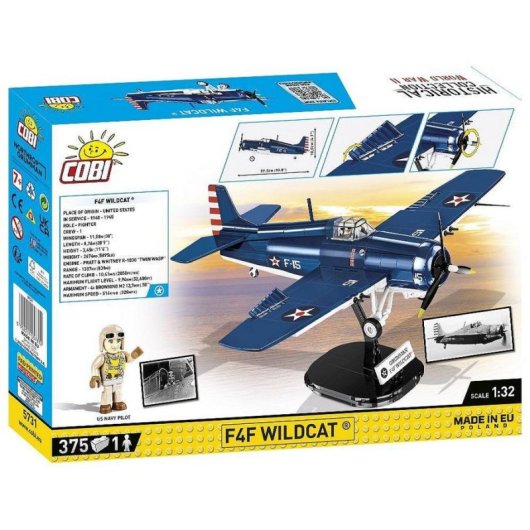 COBI F4F Wildcat Northrop Grumman COBI-5731 375 pièces