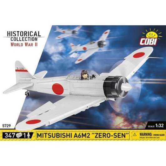 COBI World War II Mitsubishi A6M2 Zero-Sen COBI-5729 347 pièces
