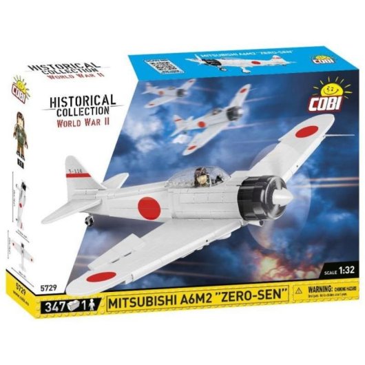 COBI World War II Mitsubishi A6M2 Zero-Sen COBI-5729 347 pièces