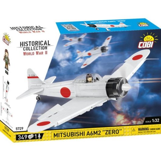 COBI World War II Mitsubishi A6M2 Zero-Sen COBI-5729 347 pièces