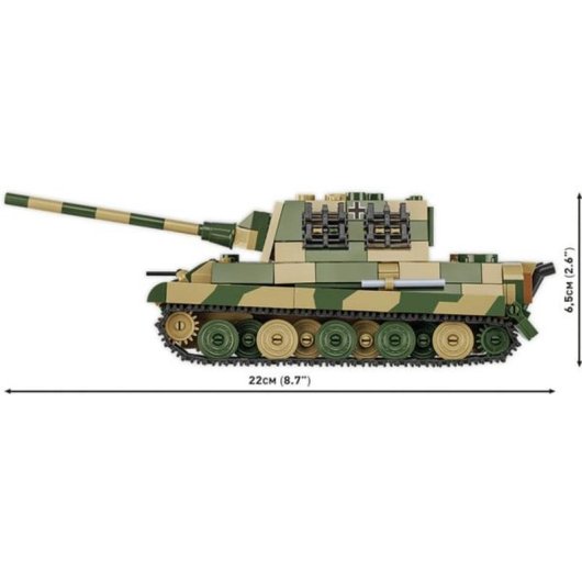 COBI Modelos a escala Panzerjäger Tiger Ausf.B Jagdtiger COBI-2733 528 piezas