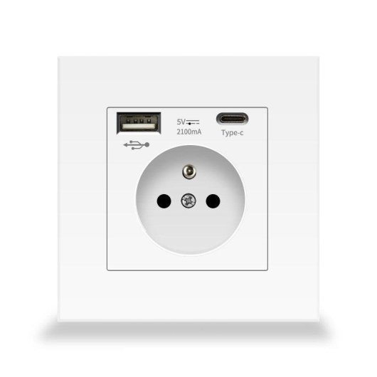 Multipresa Autrucker 1 presa USB-A USB-C 16A 240V pannello plastica