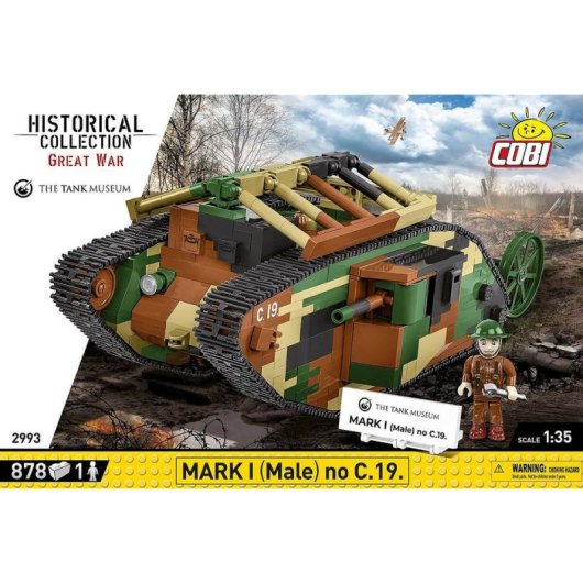 COBI Mark I Male no C.19 COBI-2993 878 Teile