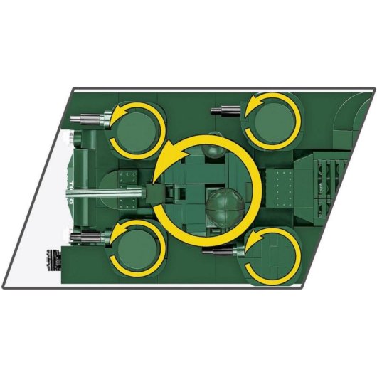 COBI Kollektion Panzer Vickers A1E1 Independent COBI-2990 887 Teile