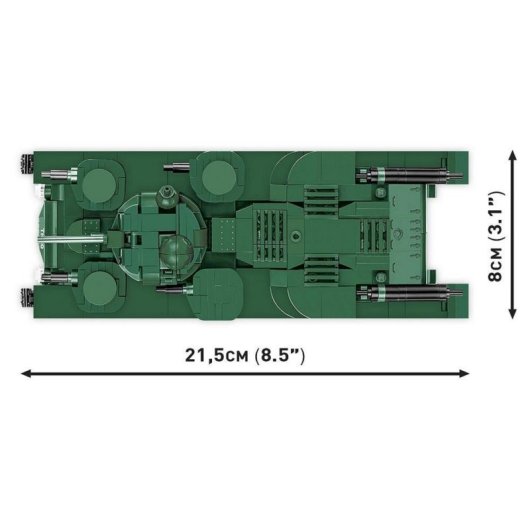 COBI Kollektion Panzer Vickers A1E1 Independent COBI-2990 887 Teile