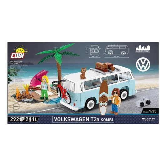 COBI Volkswagen T2a Kombi COBI-24617 292 piezas