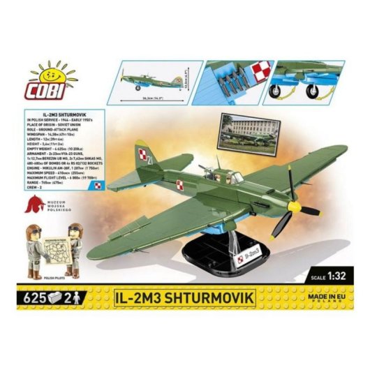 COBI IL-2M3 Shturmovik COBI-5744 625 Teile