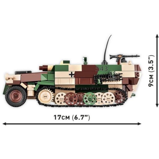 COBI World War II Sd.Kfz.251 Stummel COBI-2283 485 Teile